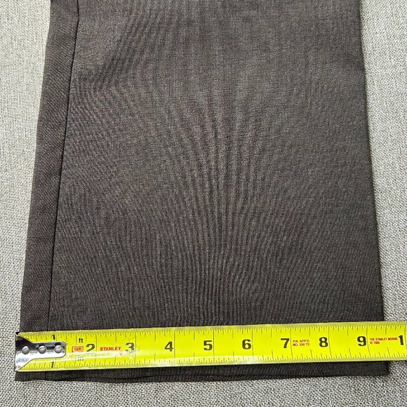 7th Avenue New York & Company Dress Pants Women's 4 Straight Leg Brown Office - Picture 13 of 14